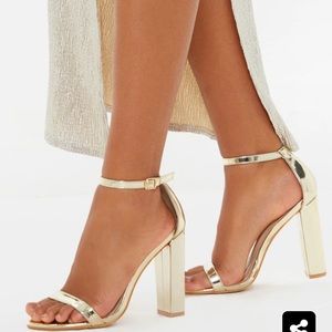 Gold heels